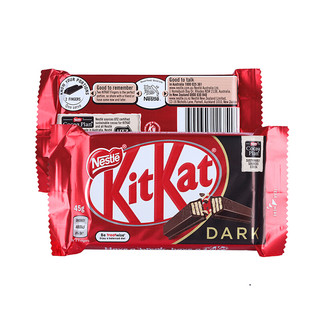 KitKat 雀巢奇巧 威化黑巧克力 45g*16条