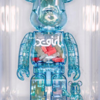维格列艺术 积木熊 BEARBRICK XGIRLS3代 100%+400% 玩偶摆件