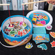 Disney 迪士尼 儿童钓鱼玩具 袋装30条鱼+2根鱼竿+收纳袋