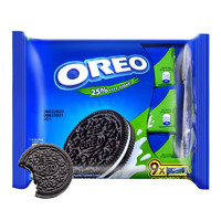 OREO 奥利奥 亿滋  奥利奥(OREO)印尼原装进口零食 夹心饼干 低甜香草味 9小包256.5g