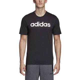 adidas 阿迪达斯 E LIN TEE 男子运动T恤 DU0404 黑色 XXL