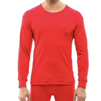 PLAYBOY 花花公子 男士秋衣秋裤 大红色 180