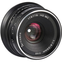7artisans 七工匠 MF 25mm F1.8 标准定焦镜头 佳能EF-M卡口 46mm 黑色
