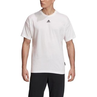 adidas 阿迪达斯 M MH 3S Tee 男子运动T恤 GC9057 白色 XS