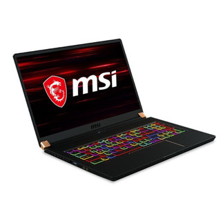 MSI 微星 绝影 GS75 17.3英寸 游戏本 黑色 (酷睿i7-9750H、RTX 2070 Max-Q 8G、16GB、512GB SSD、1080P、IPS、144Hz、9SF-486CN)