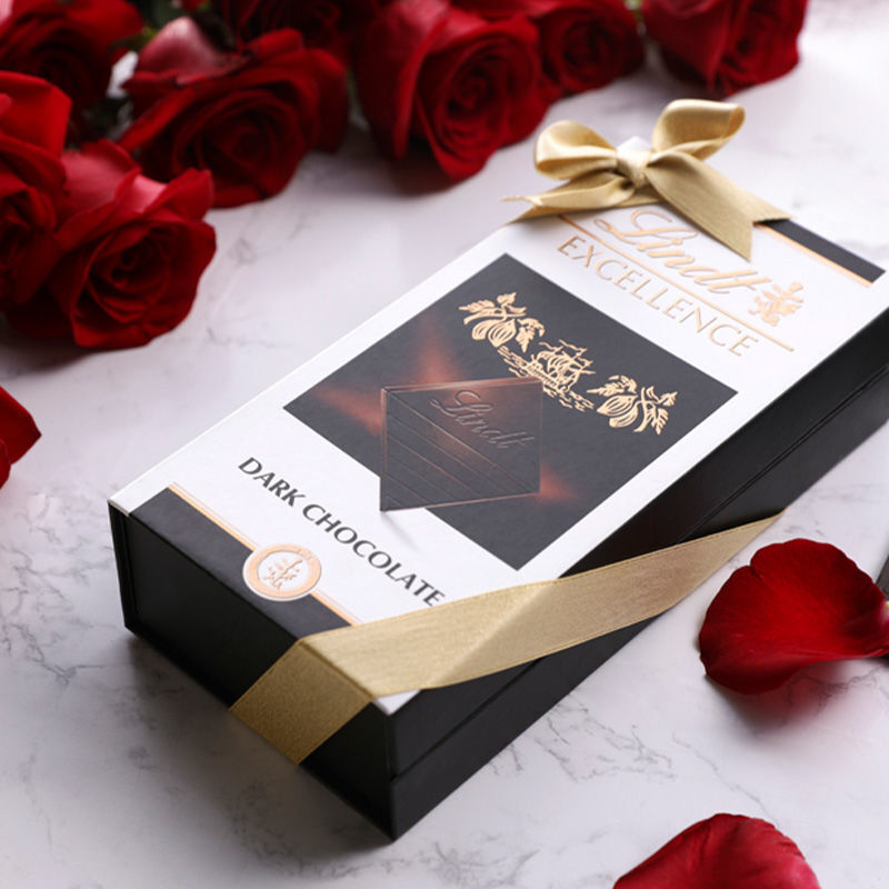 Lindt 瑞士莲 EXCELLENCE特醇 50％可可黑巧克力 100g 排块装