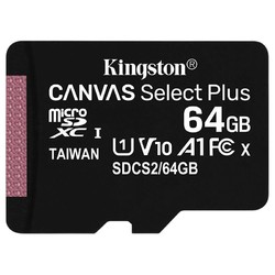 Kingston 金士顿 SDCS2系列 Micro-SD存储卡 64GB（UHS-I、V10、U1、A1）