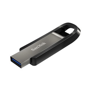 SanDisk 闪迪 CZ810 USB 3.2 固态U盘 黑色 128G USB+挂绳+OTG转接头