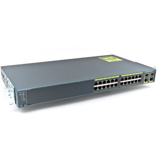 CISCO 思科 WS-C2960+24LC-S 24口百兆二层交换机