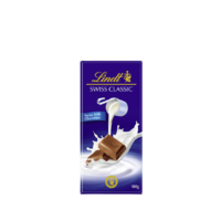 88VIP：Lindt 瑞士莲 Swiss Classic瑞士经典 牛奶巧克力 100g 排块装