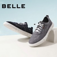 BeLLE 百丽 B61B5BM0 男士帆布鞋
