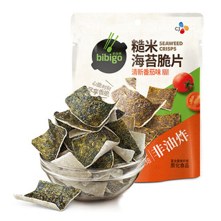 bibigo 必品阁 糙米海苔脆片 清新番茄味 20g*3袋