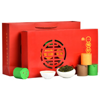 茶益冠香 三大茗茶组合装 3口味 200g 礼盒装（碧螺春+铁观音+金骏眉）