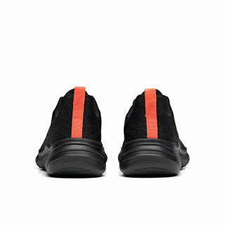 【专柜同款】安踏男款跑鞋网面鞋舒适百搭跑步运动鞋男款 44.5 黑/荧光亮深红