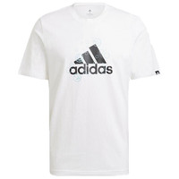 adidas 阿迪达斯 M SMLY BBLS T 男子运动T恤 GM6661 白色 L