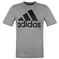 adidas 阿迪达斯 MH BOS Tee 男子运动T恤 DT9930 灰色 XL