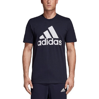 adidas 阿迪达斯 MH BOS Tee 男子运动T恤 DT9932 藏青蓝 XL