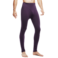 PLAYBOY 花花公子 男士纯棉秋裤 7583 暗根腰带款 紫色 XXXL