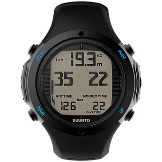 SUUNTO 颂拓 SUUNTO D6I NOVO BLACK 智能手表 48.5mm 黑色 不锈钢表圈 硅胶表带 黑色（指南针、气体切换、多种潜水模式）