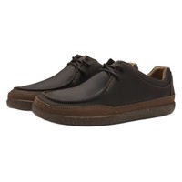 Clarks 其乐 Un Lisbon Walk系列 男士休闲皮鞋 261486717 棕色 42.5