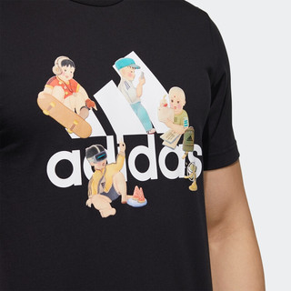 adidas 阿迪达斯 SHANGHAI TEE 男子运动T恤 GL0398 黑色 XXL