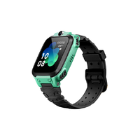 小天才 Z5A 4G智能手表 45mm 绿色 黑色硅胶表带（GPS、防水）