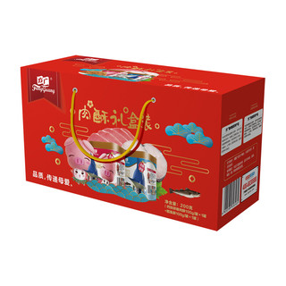 FangGuang 方广 肉酥礼盒装 钙铁锌猪肉酥+鳕鱼酥 100g*2罐 金装