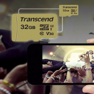 Transcend 创见 microSD存储卡 32GB (UHS-I、V30、U3、A1)