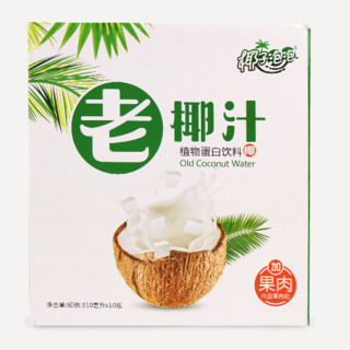 椰子泡泡 老椰汁 植物蛋白饮料 310ml*10瓶