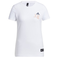 adidas 阿迪达斯 SHG WOMEN TEE 女子运动T恤 GP1854 白色 S