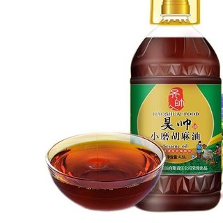 HaoShuai 昊帅 小磨胡麻油 4.5L