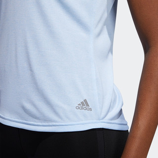 adidas 阿迪达斯 OWN THE RUN TEE 女子运动T恤 DZ7249 蓝色 S