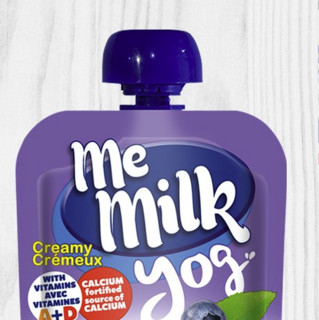 me milk 美妙可 婴幼儿酸酸乳 西班牙版 蓝莓味 90g