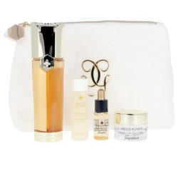 GUERLAIN 娇兰 帝皇蜂姿面部护肤套装(帝皇蜂姿双效修护精华50ml+复原蜜5ml+蜜润修护精粹水15ml+紧致柔润日霜7ml+化妆包)