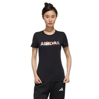 adidas 阿迪达斯 GFX T CAP 女子运动T恤 FT2920 黑色 M