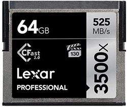 Lexar 雷克沙 3500x CF2.0 CF存储卡 64GB