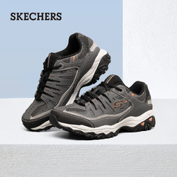 SKECHERS 斯凯奇 Skechers斯凯奇新款男鞋春季防滑减震运动鞋复古增高男士老爹鞋