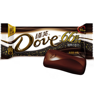 Dove 德芙 66%可可醇黑巧克力 80g