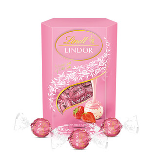 Lindt 瑞士莲 LINDOR软心 草莓奶油巧克力