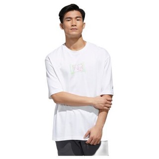 adidas 阿迪达斯 UB GFX TEE 1 男子运动T恤 GF3985 白色 S