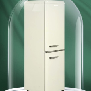 EUNA 优诺 BCD-150R 直冷双门冰箱 150L 奶油白