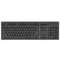GANSS 迦斯 GS104C 104键 有线机械键盘 黑色 Cherry青轴 单光