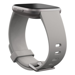 fitbit Versa 2 智能手表 黑色 硅胶表带 雾灰色( GPS、睡眠监测）