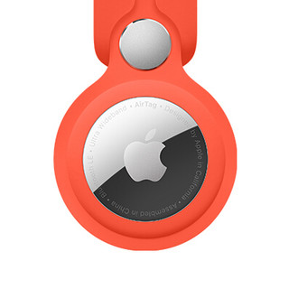 Apple 苹果 AirTag 扣环 亮光橙色