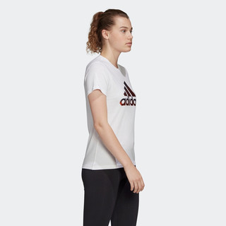 adidas 阿迪达斯 W MHG BOSFoil T 女子运动T恤 FJ5012 白色 S