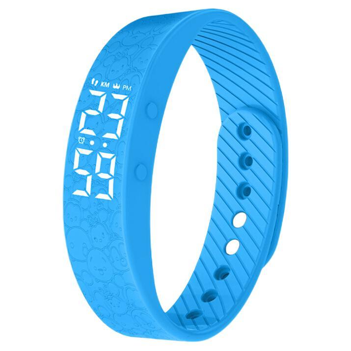 Disney 迪士尼 663 智能手环 天空蓝 硅胶表带（防水、睡眠监测）