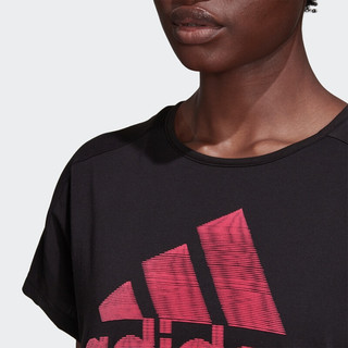 adidas 阿迪达斯 W SID Graph II 女子运动T恤 ED6177 黑色 XL