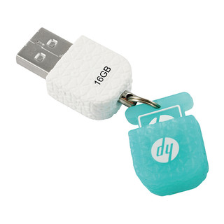 HP 惠普 V175W USB 2.0 U盘 蓝白色 16GB USB