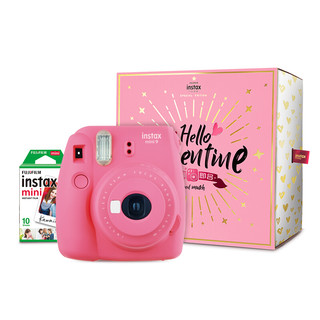 FUJIFILM 富士 instax mini9 拍立得 (86×54mm) 火烈鸟粉 限量礼盒+10张相纸