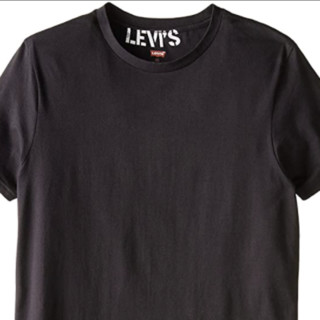 Levi's 李维斯 男士圆领短袖T恤套装 LV105X 4件装 Black M